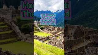 5 Amazing Things about Machu Picchu [upl. by Jenei]