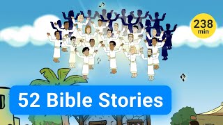 52 Bible Stories  4 hours of interesting Bible stories with Gracelink animations [upl. by Devinna]