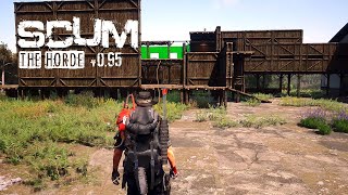 SCUM 095 Single Player  EP 45  Base Building  Part 2  4K 60FPS [upl. by Ruttger]