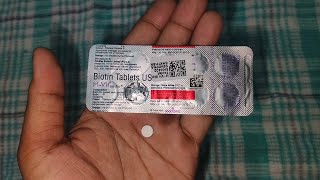 H VIT Biotin Tablets Honest Review  Cheapest Biotin Tablets From Chemist Shop For Hair Growth [upl. by Enois]