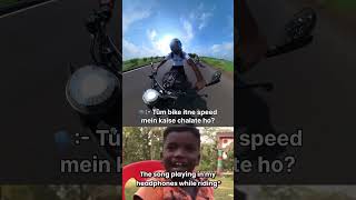 Lyrics❌ Vibe✅ viralvideos funny funnyshorts viralfunnyvideo trendingshorts husqvarna biker [upl. by Ijat]