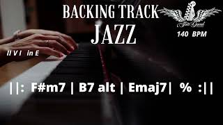 Backing Track Jazz II V I in E [upl. by Polito]