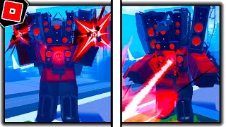 How to get UTSM RESCUE BADGE  UPGRADED TITAN SPEAKERMAN in ST BLOCKADE BATTLEFRONT  Roblox [upl. by Enelyak]