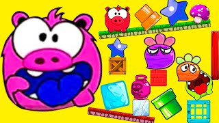 Juegos para Niños  Hungry Piggy Niveles 7690  Juegos de Cerditos Infantiles [upl. by Assilak]