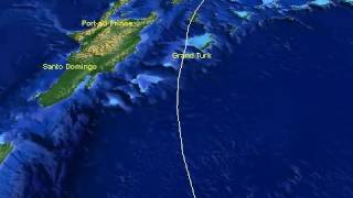 Hurricane Ike Storms Eye Flight Path [upl. by Donica]