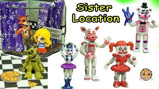 Five Nights A Freddys Sister Location Funko Vinyl Ballora Baby Funtime Foxy Set [upl. by Adriaens]