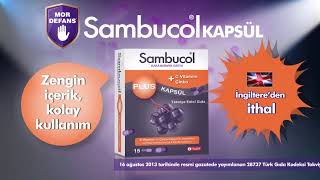 Sambucol® Kara Mürver C Vitamini ve Çinko İçeren Takviye Edici Gıda [upl. by Coriss]