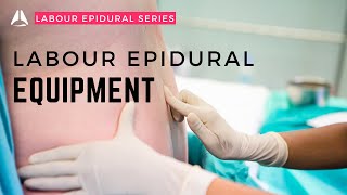 Equipment for a Labour Epidural  anesthesiology anesthesia epidural [upl. by Uahsoj]