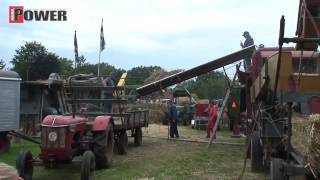 Demonstratie dorsen op Historischer Feldtag Nordhorn 2010  Agrio [upl. by Zilvia]