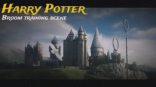 Harry Potter and the Philosophers Stone  Broom Training Scene [upl. by Silsbye]