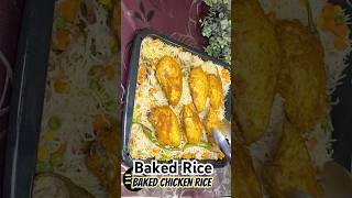 Baked Chicken  Chicken Rice Recipe  How To Bake Chicken shorts [upl. by Mayes]