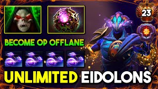 TRULY BECOME OP OFFLANE Enigma Octarine Core Item Build Unlimited Eidolons Army 735b DotA 2 [upl. by Iggy276]