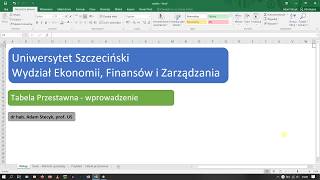 Tabela przestawna  wprowadzenie [upl. by Llenaej]