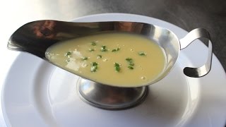 How to Make a Butter Sauce  Beurre Blanc  French Butter Sauce Recipe [upl. by Nauwtna]