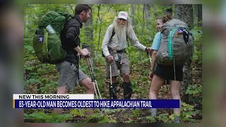 ‘Nimblewill Nomad’ 83 is oldest to hike Appalachian Trail [upl. by Bolger752]