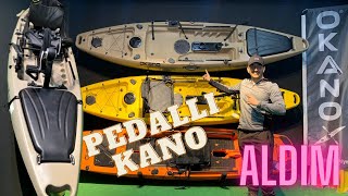 pedallı kano aldım  inceledim FREECAMP ALLUREPEDALLI KANO OKANO KAYAK FISHINGKAYAK [upl. by Puritan]