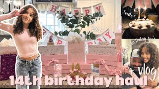 14th birthday gift haul  vlog 🤍  weekend in my life birthday haul family time grateful [upl. by Aikaz146]