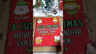 Xmas coloring book 🎅🎨 christmas xmas shortsvideo shorts coloring coloringpages coloringbook [upl. by Annaid]