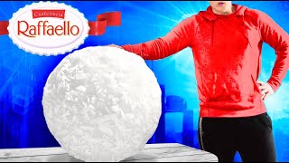 Raffaello Gigante  Cómo hacer el Raffaello de bricolaje más grande del mundo por VANZAI COCINANDO [upl. by Lenneuq321]