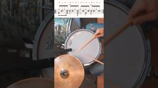 16thnotes drums beat drumbeat lesson drummer learning beats groove education ghostnotes [upl. by Asyle832]