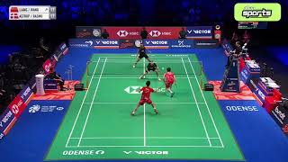 FINAL  Liang Wei KengWang Chang China Vs AstrupRasmussen Denmark  Denmark Open 2024 [upl. by Nosnek337]