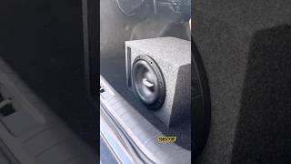 One 10” Sub LOUD AF 🔊🫨 subwoofer carsubwoofer shorts extremebass loudbass loud caraudio [upl. by Alyakcm394]