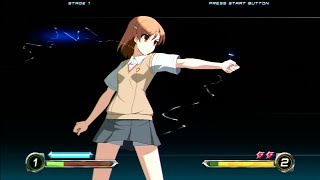 Dengeki Bunko Fighting Climax  Mikoto Misaka quotThe Railgunquot [upl. by Amero]