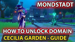 Genshin Impact  How To Unlock Domain Cecilia Garden All 4 Seelie Location Puzzle Guide [upl. by Cynthea29]