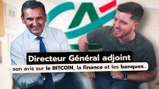 quotLe Bitcoin nest pas une monnaiequot avec le Directeur Général Adjoint du Crédit Agricole [upl. by Anrym]