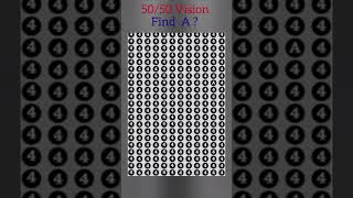 5050 Vision Test Find A  shorts [upl. by Willin329]