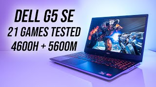 Entry Level Dell G5 SE Ryzen 4600H  5600M Gaming Benchmarks [upl. by Staw]