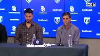 Padres GM AJ Preller on signing Eric Hosmer [upl. by Siulegroj433]