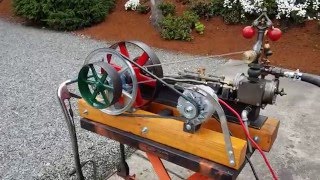 Steam engine and boiler whistle alternator off grid American Steam [upl. by Gladine]