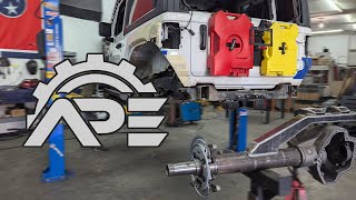 Stretched Jeep JL 1 Ton Swap Progress [upl. by Soule]