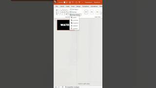 Video behind text in Powerpoint  shorts powerpointtutorial [upl. by Quiteris748]