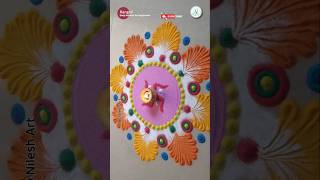 TulsivivahDiwali Dhanteras New year special rangoli design II easy and unique rangoli designs II [upl. by Bright]