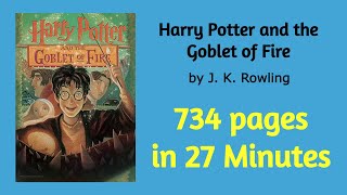 Harry Potter and the Goblet of Fire by J K Rowling in 27 Min  No20 Bestseller  Summary Video [upl. by Cassidy]