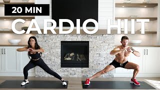 20 Min CARDIO HIIT WORKOUT  ALL STANDING No Equipment No Repeat Partner Workout [upl. by Aim860]