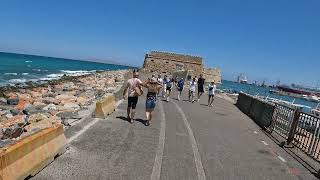 HeraklionCrete 4K Walking Tour  Heraklion Greece Part 3 [upl. by Valentina777]