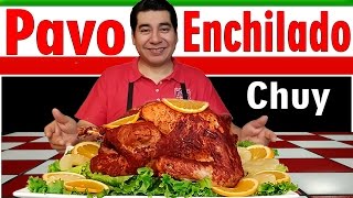 Pavo al horno Pavo enchilado Pavo al chipotle Pavo Navideño recetachuy [upl. by Scotti]