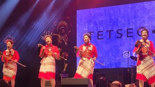 Hornbill Festival 2024 Closing Ceremony Tetseo Sisters Full Performance [upl. by Ahsikal575]