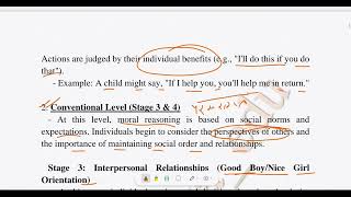 Kohlberg Theory of Moral Development  Detailed Explanation Practice Question and Answer kohlberg [upl. by Clareta]