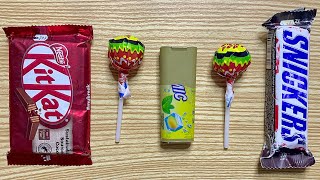 quotSatisfying Kit Kat Unwrapping ASMR with Rainbow Lollipops amp Cute Dosmic Bunniesquot [upl. by Bartie172]