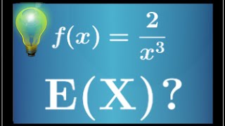 Probabilité continue  montrer quune fonction est une densité  Calculer lespérance de X [upl. by Ahsikrats]