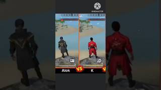 Alok vs K Damage Test Free Fire new viralshort freefireshorts [upl. by Ikiv]