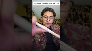 Baquetas Promark de Aliexpress  Final 🥁 music tutorial review aliexpress drummer drums [upl. by Lenes]