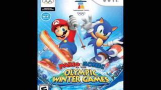 Mario amp Sonic at the Olympic Winter Games Wii  Dream Short Track Music [upl. by Earazed]