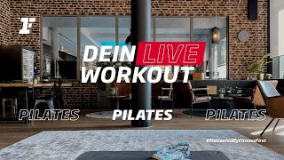 Fitness First Live Workout  Pilates mit Sandra [upl. by Nirahs526]