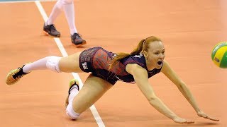 Top 15 Womens Volleyball CRAZY Action  Rally Digs Saves [upl. by Eneleoj462]