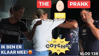 WAT EEN RAMP DEZE EGG PRANK GAAT HELEMAAL MIS😫🥚 amp KLUSFRUSTATIE BIJ SACHA😡  VLOG 138 [upl. by Belayneh]